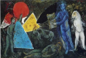 The Myth of Orpheus contemporary Marc Chagall Oil Paintings